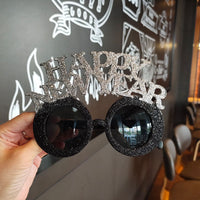 HKM-867859 New Year’s Day Funny Glasses Props – Various Designs Including Four-Leaf Clover, Birthday Styles, and More