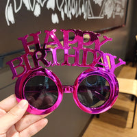 HKM-867859 New Year’s Day Funny Glasses Props – Various Designs Including Four-Leaf Clover, Birthday Styles, and More