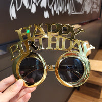HKM-867859 New Year’s Day Funny Glasses Props – Various Designs Including Four-Leaf Clover, Birthday Styles, and More