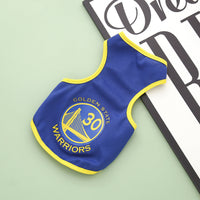 HKM-867987 Pet Sports Vest - Lightweight Basketball-Inspired Apparel in Various Colors and Sizes