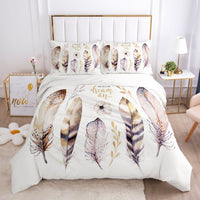 HKM-868051 Indian Dream Catcher Geometric Pattern Quilt Cover and Pillowcase Bedding Set