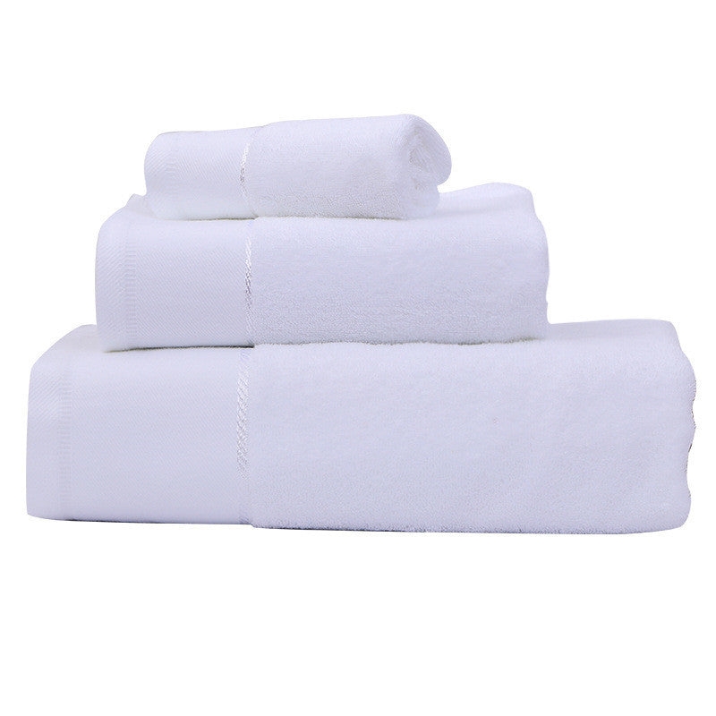HKM-868307 Cotton 3-Piece Bath Towel Set - Soft, Absorbent Towels in Multiple Colors