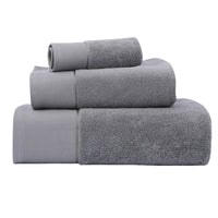 HKM-868307 Cotton 3-Piece Bath Towel Set - Soft, Absorbent Towels in Multiple Colors