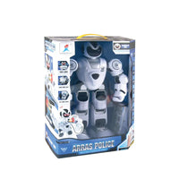 HKM-868371 Multi-Functional Light & Sound RC Robot Toy for Kids Ages 2-13, Educational Plastic Humanoid Design