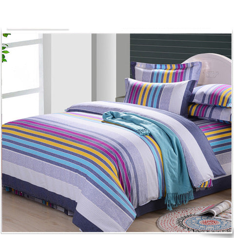 HKM-868499 Pastoral Green Plant Flowers Single Bed Sheet Duvet Cover, 120x150cm, Acetate Fiber
