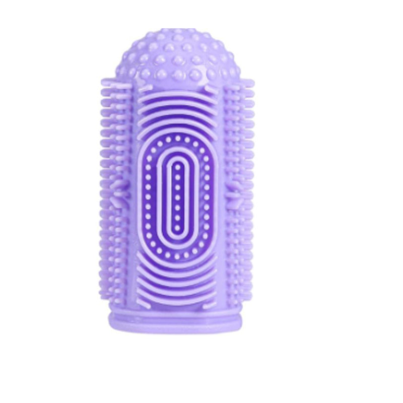 HKM-868563 360° Silicone Pet Toothbrush Set for Dogs & Cats - Easy Oral Care & Gum Massage