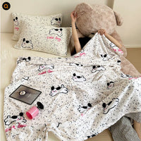 HKM-868563 Cartoon Anime Sofa Cover Blanket for Dormitory and Office Use - 70x100cm, Nordic Style
