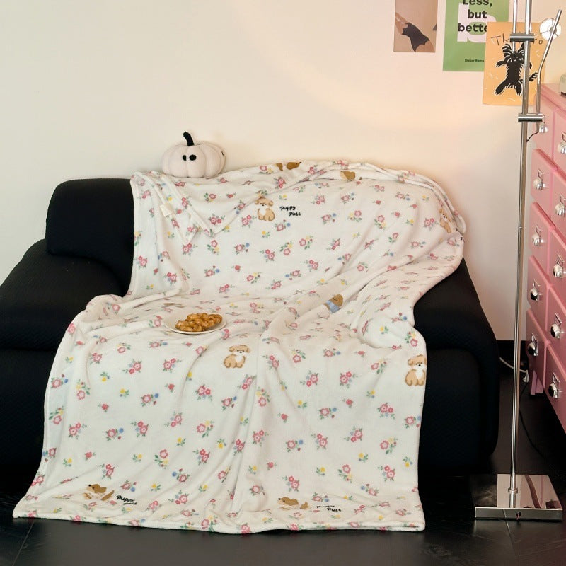 HKM-868563 Cartoon Anime Sofa Cover Blanket for Dormitory and Office Use - 70x100cm, Nordic Style
