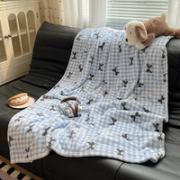 HKM-868563 Cartoon Anime Sofa Cover Blanket for Dormitory and Office Use - 70x100cm, Nordic Style
