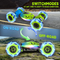 HKM-868691 4WD Stunt Drift Remote Control Car with Sensor, High-Speed Indoor-Outdoor Vehicle for Ages 2-13