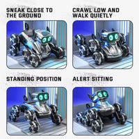 HKM-869139 Eight-Wheel Remote-Controlled Stunt Car with Smart Sensing, 360° Rotation, Lights, and Music for Kids