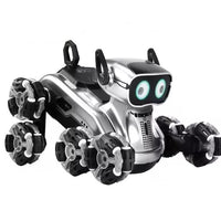 HKM-869139 Eight-Wheel Remote-Controlled Stunt Car with Smart Sensing, 360° Rotation, Lights, and Music for Kids
