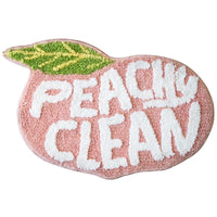 HKM-869267 Absorbent Polyester Fiber Non-Slip Bath Mat for Modern Home Decor - Lemon & Peach, 43x65cm