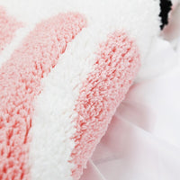 HKM-869267 Absorbent Polyester Fiber Non-Slip Bath Mat for Modern Home Decor - Lemon & Peach, 43x65cm