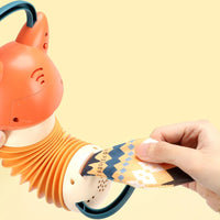 HKM-869459 Fox Shape Accordion Toy for Infants - Musical Instrument with Multiple Sound Effects and Educational Features