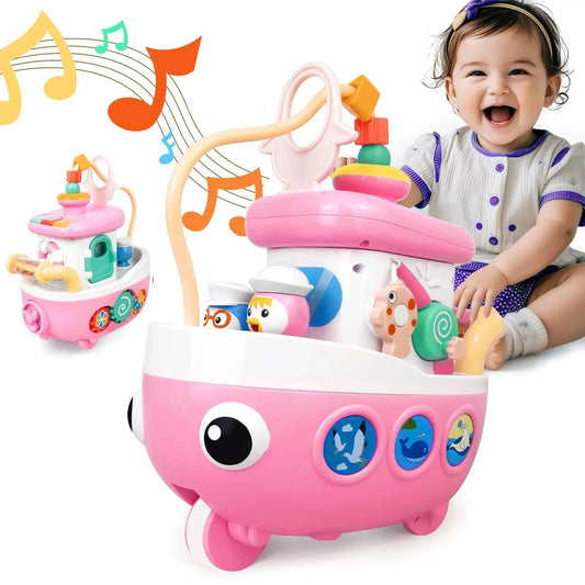 9-in-1 Musical Baby Blocks Educational Toy for Early Learning and Development