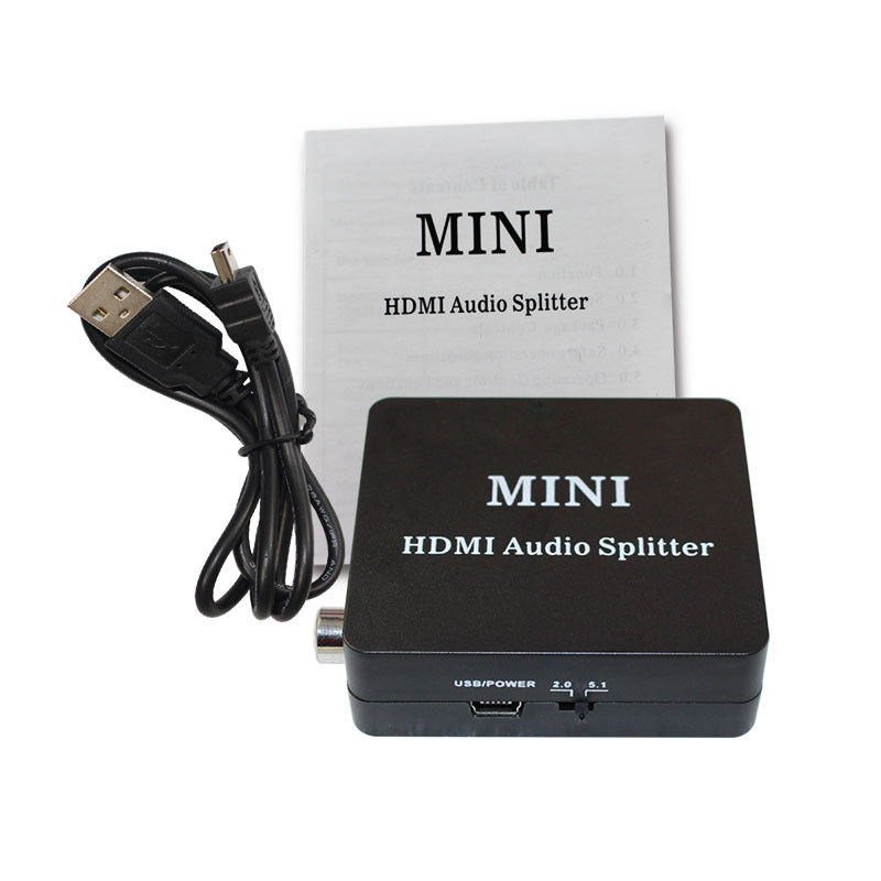 HKM-869587 HDMI Audio and Video Splitter with SPDIF and Analog Output, 1080P Support