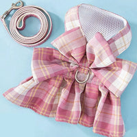 HKM-869715 Dual-Use Dog Skirt with Leash in Various Colors for Small and Medium Pets