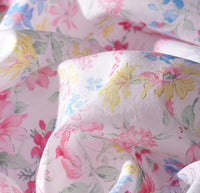 HKM-869715 Orchid Printed 60 Count Cotton Fabric - 100% Natural, Soft and Comfortable for DIY Projects