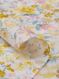 HKM-869715 Orchid Printed 60 Count Cotton Fabric - 100% Natural, Soft and Comfortable for DIY Projects