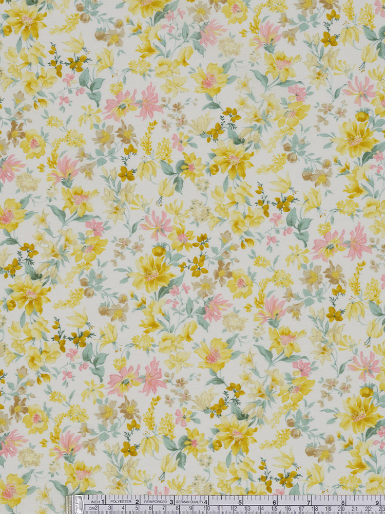 HKM-869715 Orchid Printed 60 Count Cotton Fabric - 100% Natural, Soft and Comfortable for DIY Projects
