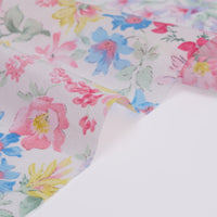 HKM-869715 Orchid Printed 60 Count Cotton Fabric - 100% Natural, Soft and Comfortable for DIY Projects