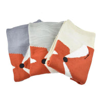 HKM-869715 Three-Dimensional Fox Shaped Baby Blanket - Soft Cotton and Polyester, 73x110cm