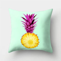 HKM-869779 Peach Velvet Cartoon High-Heeled Pineapple Pillowcase Cover