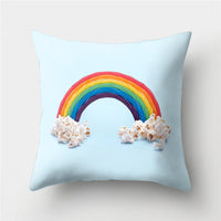 HKM-869779 Peach Velvet Cartoon High-Heeled Pineapple Pillowcase Cover