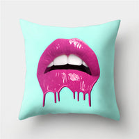 HKM-869779 Peach Velvet Cartoon High-Heeled Pineapple Pillowcase Cover