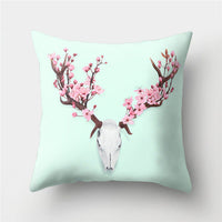 HKM-869779 Peach Velvet Cartoon High-Heeled Pineapple Pillowcase Cover