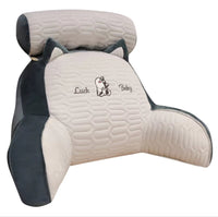 HKM-869843 Cute Animal Ice Silk Latex Lumbar Pillow - Removable Washable, Multiple Designs Available
