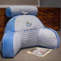 HKM-869843 Cute Animal Ice Silk Latex Lumbar Pillow - Removable Washable, Multiple Designs Available