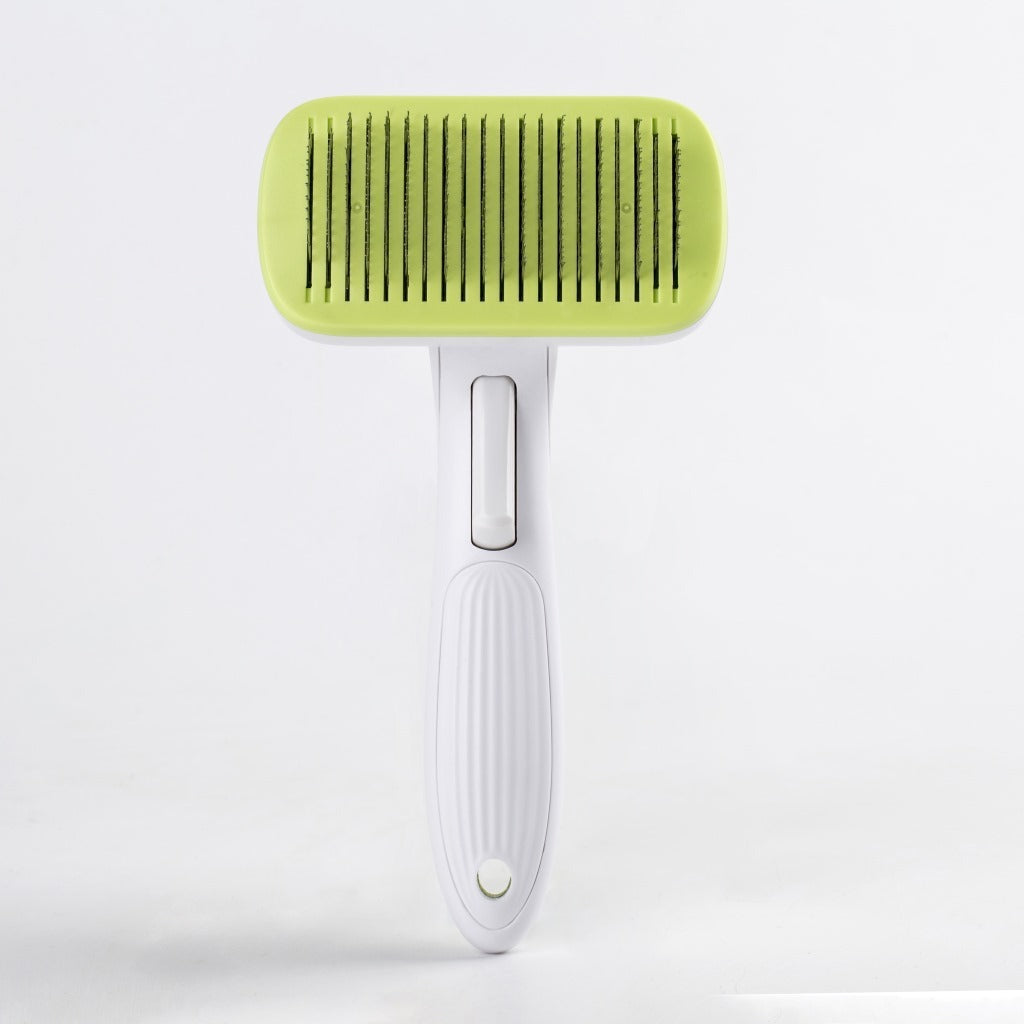 HKM-869971 Pet Hair Removal Comb with Ergonomic Handle and Retractable Design