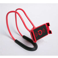 HKM-870099 Flexible 360-Degree Mobile Holder Necklace for Smartphones - Multi-Color Options