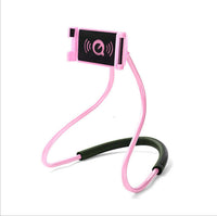 HKM-870099 Flexible 360-Degree Mobile Holder Necklace for Smartphones - Multi-Color Options