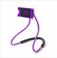 HKM-870099 Flexible 360-Degree Mobile Holder Necklace for Smartphones - Multi-Color Options