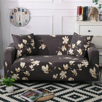 HKM-870099 Stretchy Cloth Sofa Cover with Pillowcase - Fits Single to Four-Seater Sizes
