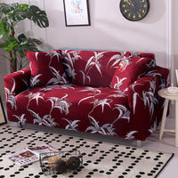 HKM-870099 Stretchy Cloth Sofa Cover with Pillowcase - Fits Single to Four-Seater Sizes