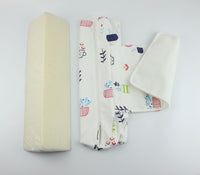 HKM-870163 Infant Side Pillow for Safe Sleeping Positioning - Rectangular Sponge Pillow with Polyester Fiber Filling