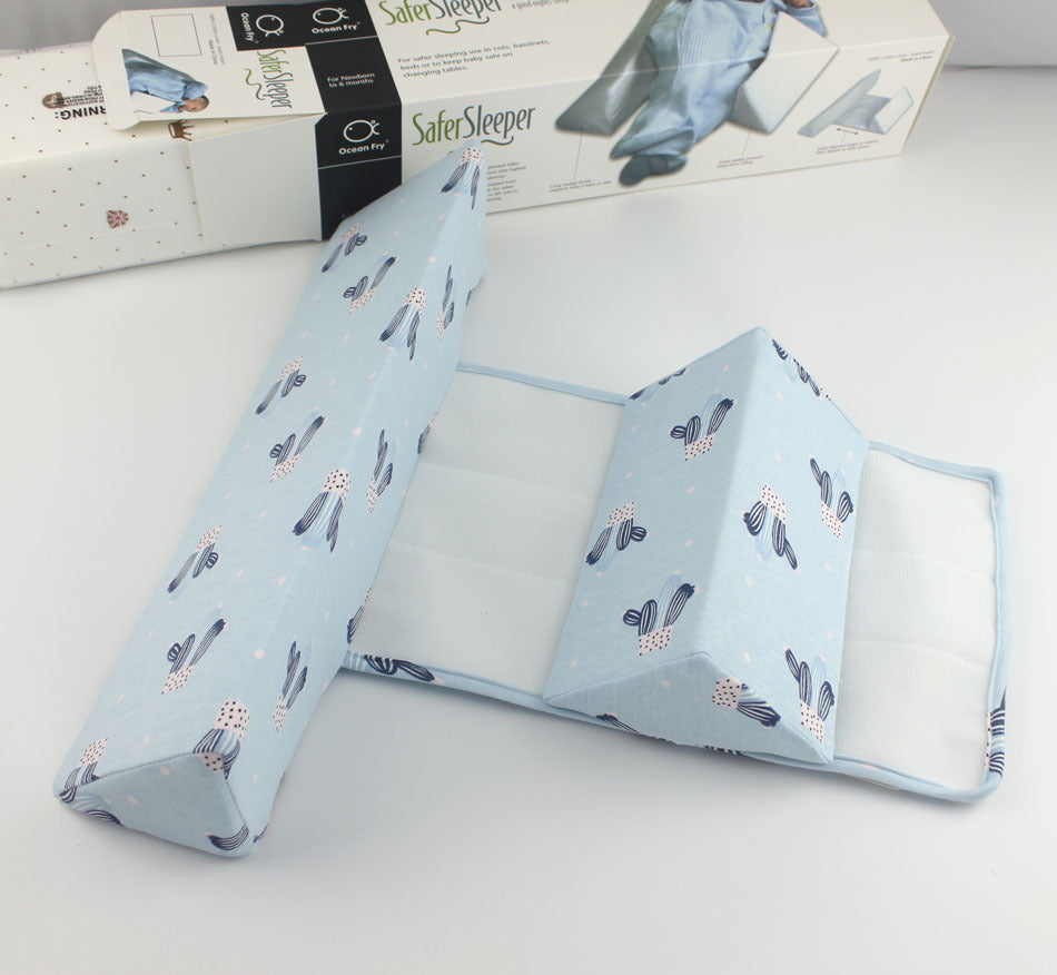 HKM-870163 Infant Side Pillow for Safe Sleeping Positioning - Rectangular Sponge Pillow with Polyester Fiber Filling