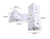 HKM-870163 Infant Side Pillow for Safe Sleeping Positioning - Rectangular Sponge Pillow with Polyester Fiber Filling