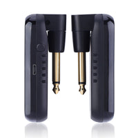 HKM-870227 Wireless Transmission System for Electric Guitar and Other Instruments - 30m Range, Rechargeable, 10 Frequency Bands, Low Delay