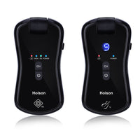 HKM-870227 Wireless Transmission System for Electric Guitar and Other Instruments - 30m Range, Rechargeable, 10 Frequency Bands, Low Delay