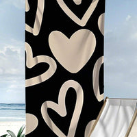 HKM-870291 Quick-Drying Microfiber Beach Towel for Comfort and Style