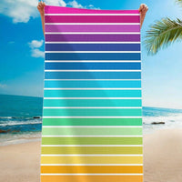 HKM-870291 Quick-Drying Microfiber Beach Towel for Comfort and Style