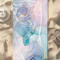 HKM-870291 Quick-Drying Microfiber Beach Towel for Comfort and Style