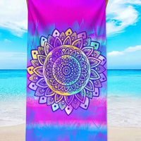 HKM-870291 Quick-Drying Microfiber Beach Towel for Comfort and Style