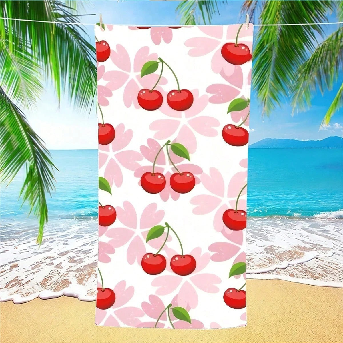KTX-870291 Quick-Drying Microfiber Beach Towel for Comfort and Style