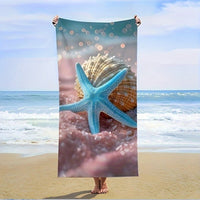 HKM-870291 Quick-Drying Microfiber Beach Towel for Comfort and Style